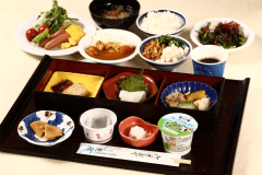 朝食　「セルフサービスコーナー」も充実