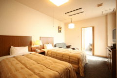 ツインルームの一例（※コーナーツイン）