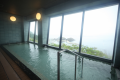 You can overlook the Tsugaru Strait from the public bathroom.
