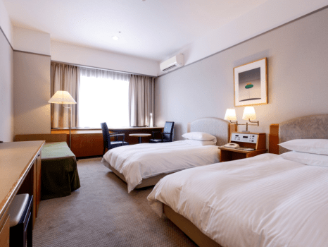 ツインルーム3人利用