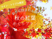 秋の紅葉めぐりプラン【ツイン・トリプル限定】 秋の紅葉めぐりプラン【ツイン・トリプル限定】