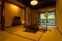 Main building room with bath & toilet