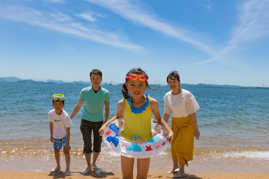 【ビーチ】ホテル隣接ビーチで夏を満喫！