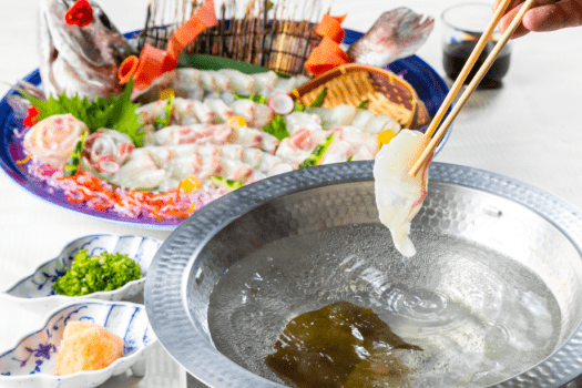 桃鯛尽くし（しゃぶしゃぶ）春のバイキング3月～5月