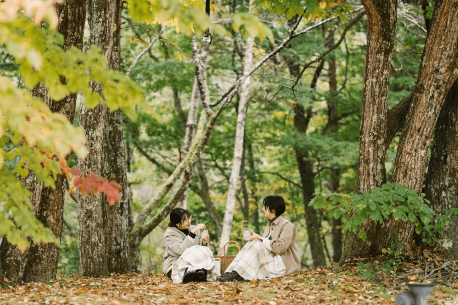 自然が溢れる中で過ごす贅沢時間