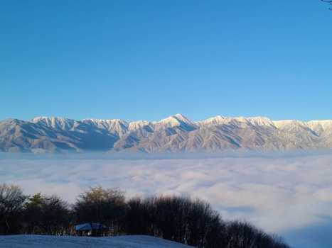 【安曇野での宿泊者限定】早朝の感動体験！ 北アルプス眺望の『安曇野・⾧峰山絶景ツアー2025』［朝が好きになる］