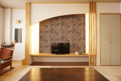 本館・山側・和洋室（ツイン＋８畳）和室スペース例②