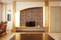 本館・山側・和洋室（ツイン＋８畳）和室スペース例②