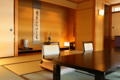 【禁煙】バリアフリー温泉付特別室　客室の様子。