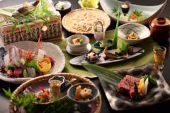 |特選料理コース|特別なご旅行にもおすすめ 郷土懐石コースをグレードアップしたコースです