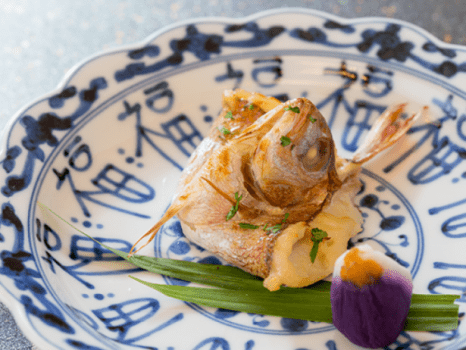 焼物_子鯛兜焼、あやめ絞り