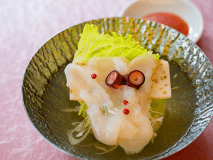 温物一例（地物水タコしゃぶしゃぶ）