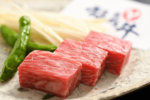 福島牛溶岩焼（大鳥昼御膳）