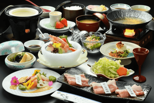 【7大特典付】今年一年の感謝を込めて&hellip;心づくしのおもてなしで贅沢気分■福島ブランド豚しゃぶしゃぶ膳■