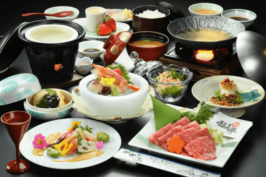 【福島牛サーロインしゃぶしゃぶ膳】★人気No1★とろけるような福島牛♪彩ゆたかな旬の味覚を食す旅～♪