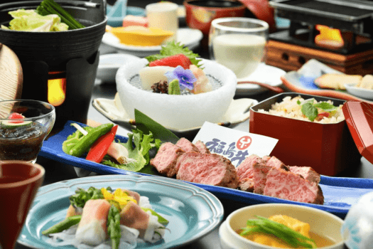 【メイン料理のお肉が２倍！】豊かな自然で育った上質な福島牛の満喫まんぷくプラン♪１泊２食付き