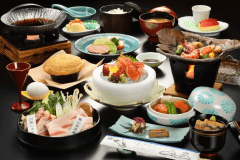 【メインの福島ブランド肉が２倍！】旨！甘！さっぱり麓山高原豚の満喫まんぷくプラン♪1泊2食付き