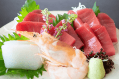 御造りは贅沢な本鮪豪快盛り！