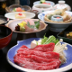 ちょっぴり飛騨牛のしゃぶしゃぶが付いた会席料理