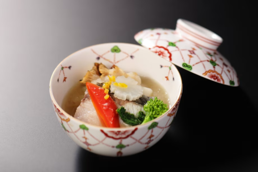 游月冬：煮物一例（塩ブリ酒煮）