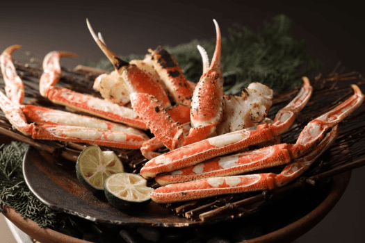 ズワイ蟹奉書焼き一例（2人前）