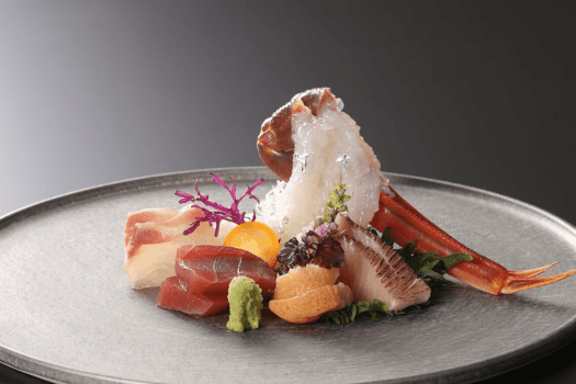 松葉カニ造り一例