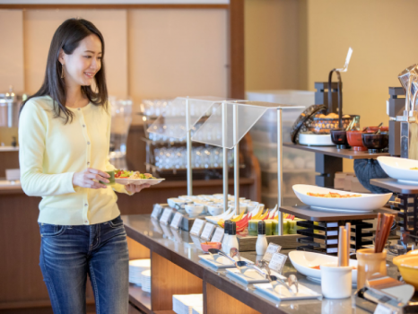 朝食ビュッフェ