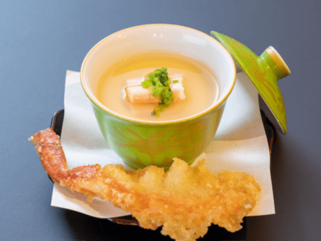 小茶碗　濃久里夢むし、蟹身あん、蟹せんべい