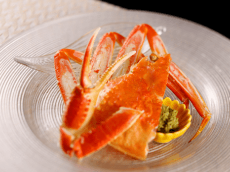 酢物　ズワイ蟹、カニ味噌