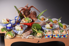 伊勢えび姿造り他鉢盛り（3名様）