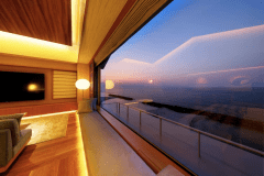 最上階トップフロアスイート（リビング眺望）