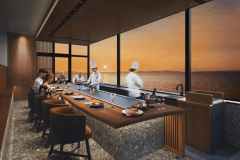 鉄板焼きカウンター完成イメージ