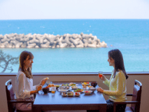 朝食ビュッフェ会場