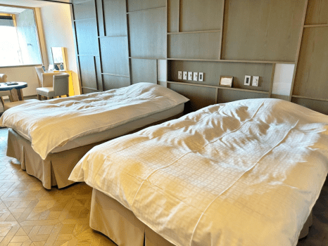 【415】シモンズのツインベッド