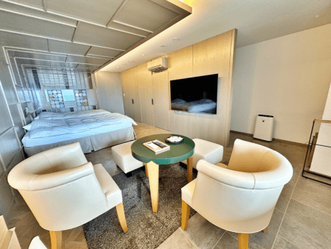 【415】近藤康夫氏が竹久夢二をイメージして設計した4階にあるお洒落なデザイナーズ客室