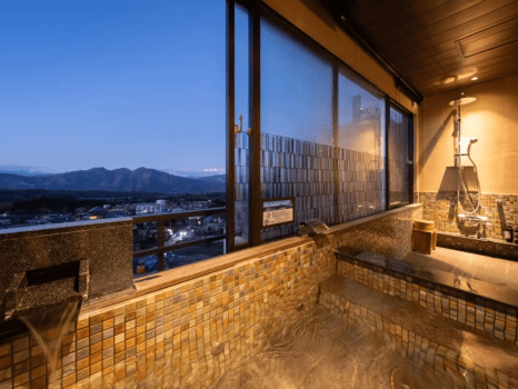 【410】2人で入れる展望風呂温泉