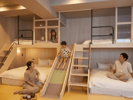 【秘密基地に泊まろう】滑り台＆ロフト付アドベンチャールーム
※客室はイメージです。