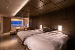 【デザイナーズ洋Style】ツイン・展望風呂付 415 <バリアフリータイプ>2019年リニューアル 【デザイナーズ洋Style】ツイン・展望風呂付 415 <バリアフリータイプ>2019年リニューアル