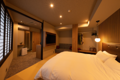 【ダブルルーム和タイプ】ベッドはゆったり幅160CM!314・418 【ダブルルーム和タイプ】ベッドはゆったり幅160CM!314・418