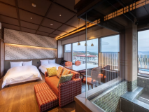 【411】【セミスイート半露天風温泉付】ツインベッド&和室 【411】【セミスイート半露天風温泉付】ツインベッド&和室