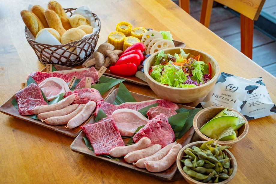 【1泊2食】【人気No.1／サーロイン付】国産黒毛和牛を堪能！大満足グランピングBBQプラン