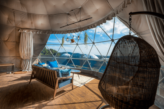 【SPA Suite・Dog】 4 beds, 8m in diameter <"Grand"> dome shaped tent.