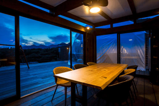 【SPA Suite・Suite Dog】 4 beds, 8m in diameter <"Pet Friendly"> dome shaped tent.