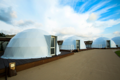 【私人穹顶】4张床，直径7米<"魅力">圆顶帐篷