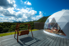 【スパスイート・スイートビュー】4ベッド・直径8ｍ＜”ファビュラス”＞ドーム型テント