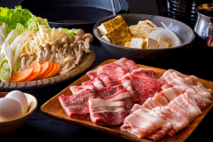 ＜冬期限定＞選べる”Hot Pot”プラン～国産黒毛和牛と神戸ポークの美味をあったか鍋で味わう"Winterグランピング"～