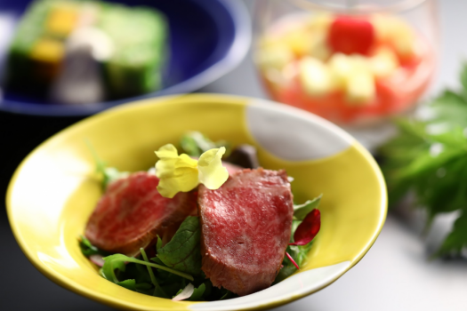 【メイン料理グレードアップ】りんごで育った信州牛　炙り焼きプラン