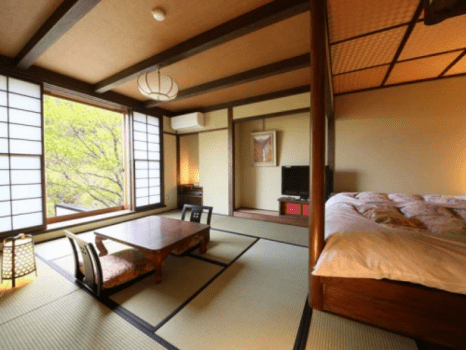 [Wamodan]Valley-view Japanese modern-style Room(10 tatami), with semi-open-air hot spring bath（Non smoking）