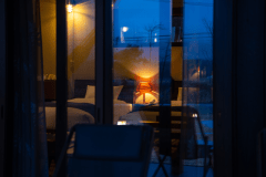 薪ストーブ付きキャビン