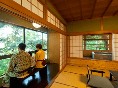 【松風庵　松径】源泉露天＋和室12.5畳＋ベッドルーム■禁煙